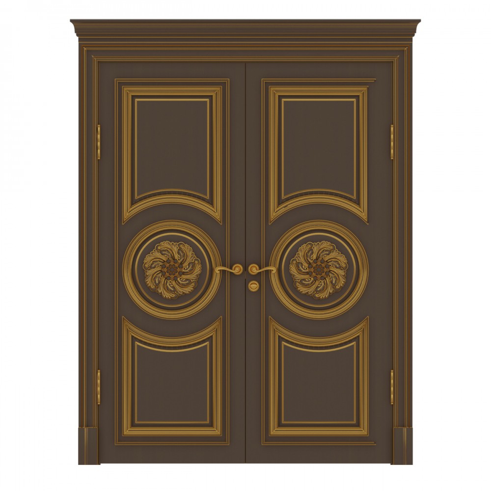   Подвійні двері з масиву ясена  Napoly 6